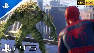 Marvel's Spider-Man 2 PS5 Костюм Рэйми против Ящера 4K 60FPS ГЕЙМПЛЕЙ
