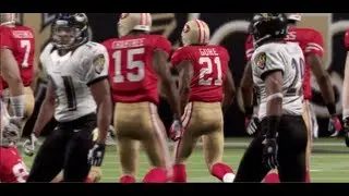Super Bowl XLVII Harbowl vs Top 50 Player #44th Ranked - Madden 13 Online Gameplay (Ravens vs 49ers)