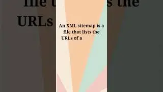 SEO Terms - XML Sitemap