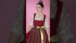 This is an easy trick to make your bow tie voluminous and pretty 🫶🏻 #dirndl #tracht #oktoberfest