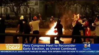Peru Congress Considers Early Elections Amid Political Unrest