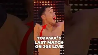 Akira Tozawa's last FOUR matches on 205 Live #wwe #wrestling #shorts