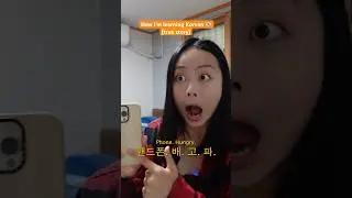 How I&rsquo;m actually learning Korean 🇰🇷 (true story lol) #languages #learnkorean #korean
