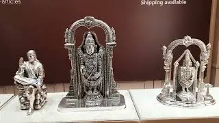 92.5 Pure Silver Antique God Idols || Lord Balaji Idol | Siva Parivar Idol | Krishna House Of Silver