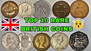Top 10 Most Valuable British Coins You Could Own | From Old Pennies to Rare Worth Massive Money! 💰