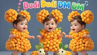 Dudi Dudi DM DM | Cute Babies Dance Rhyme 👶🦋 | Fun Kids Song