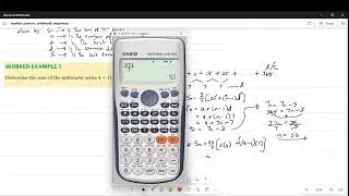 THE SUM OF ARITHMETIC SERIES; part1