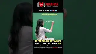 Difference between finite and infinite AP.