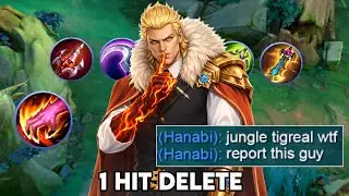 THIS DAMAGE TIGREAL JUNGLE IN SOLO RANK IS ILLEGAL!? 😱 INSANE DAMAGE!!