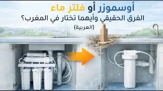 💧 أوسموزر أو فلتر ماء الفرق الحقيقي وأيهما تختار في المغرب؟