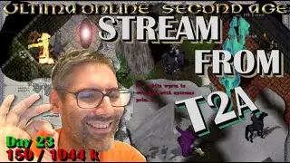 Ultima Online Second Age - Let's play, NO MACROS/HOTKEY till CASTLE (#challenge #oldschool)(Day 22)
