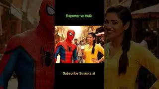 Reporter vs Hulk 😂 ll #ai #marvel #avengers #aiinterviews #funny #shorts #spiderman #hulk