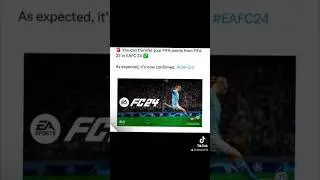 🚨 EA FC 24 NEWS ; You Can Transfer FIFA POINTS From FIFA 23 ➡️ EA FC 24 🔥 #eafc24 #eafc