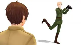 [MMD Hetalia] Cola Shake!