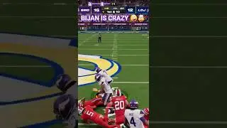 Crazy stiff arm in MUT 24! #madden #nfl #football #vikings #gaming #videogames #xbox #subscribe