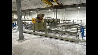 Roll Forming Auction Lot 120 - TRIAD MACHINES AUTOMATED SCREW BRIDGE AND ROUTER WITH FRAMING TABLE
