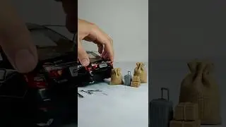 Toyota Camry Trunk Capacity Test 😱 #automobile #diecast