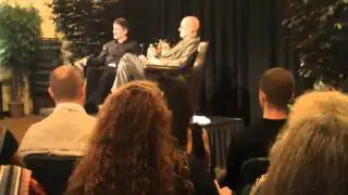 Ken Wilber and Andrew Cohen at Boulder Integral. 2