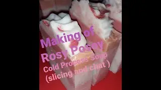 Making of Rosy Posey -Cold Process Soap (Ricing and a bit of acceleration too) FUN!