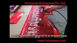 Shrink Wrap using Proheat Varietemp - Applying Monokote&reg; Material to an Airplane Wing