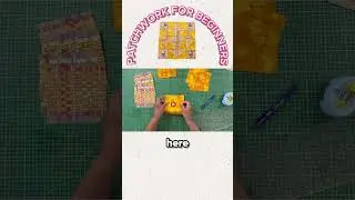 🧵 Preparing Perfect Patchwork: Easy Steps for Sewing Beginners! ✂️ #sewingtutorial #sewinghacks