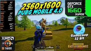PUBG Mobile Ultra HD + 120 FPS Test  GTX 1660 Super + Ryzen 5 5600  Gameloop (32-Bit)