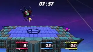 Super Smash Bros Crusade v0.9 (1080p) - Lucas Vs Ness Vs Porky Minch