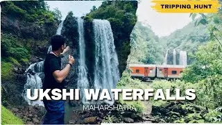 Ondu water bottle na kate in UKSHI WATERFALLS | MAHARASHTRA | BIKE RIDE FROM BANGALORE - MAHARASHTRA