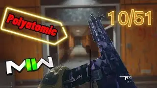 Mw2 polyatomic camo guide 10/51 (M4) assault rifle