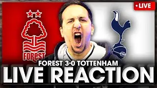 LIVE MATCH REACTION Nottingham Forest Vs Tottenham &bull; Premier League