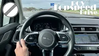 Jaguar I-Pace EV 400 SE | 400 PS | Fully Electric | POV Topspeed Drive | Autobahn