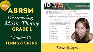 ABRSM Music Theory - 'Discovering Music Theory' Grade 1 Ch.10 'Terms & Signs' Walkthrough Sample