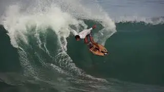 Gerardo Valencia Hunting Down Waves at Home