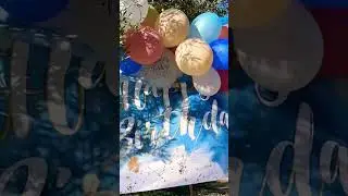 #happybirthday #birthdaybanner #windyday #soundofthewind #birthdaydecor #birthdayinspo