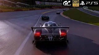 PAGANI ZONDA R 2009 - Circuit de Spa Francorchamps - Gran Turismo 7 - PS5 (4K 60FPS HDR).