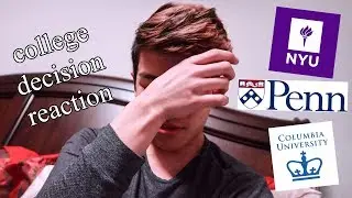 My reaction to getting into my dream college (college decision reaction 2019)