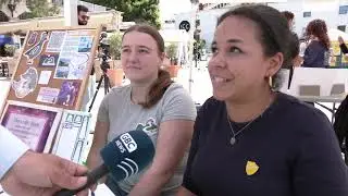 Young Enterprise teams showcase their products at PopUpMarket in Casemates Square