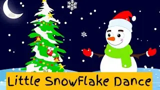 Little Snowflake Dance || English Poem || Rhymes For Kids|| @Kidslearning2233