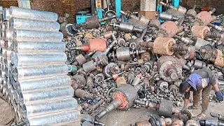 How Pure Aluminum is Extracted from Old Electric Motor Rotors | Amazing Factory Process