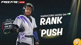 DAY 40 LIVE🔴| NEW SEASON CSR🥵 | HARDCORE🔥RANK PUSH ON PC | VIK FF #livestream #fflive