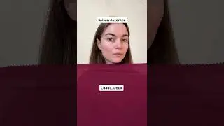 Rose Hiver vs Bordeaux Automne  #colorim&eacute;trie