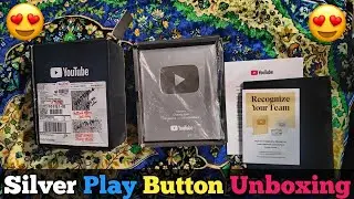 Finnally I Got Silver Play Button Quick Unboxing 🎉🥳 | Silver Play Button | #silverplaybutton #foryou