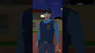 Hamod Habibi attack on police 😄😁#sakuraschoolsimulator#shortvideos#animation