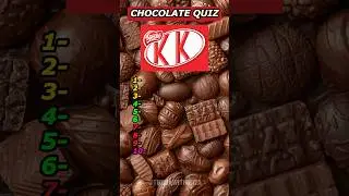 If you can name the chocolates you need a diet!#chocolate #food #diet #quiz
