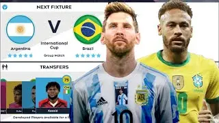 Brazil🇧🇷 Vs Argentina🇦🇷 Gameplay of DLS 21| Copa America | Dream League Soccer 21| Gameplay |