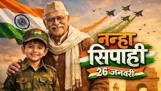 Desh ke Nanhe Sipahi ki Kahani: 26 January Special AI Animation #ai #26january #republicday 