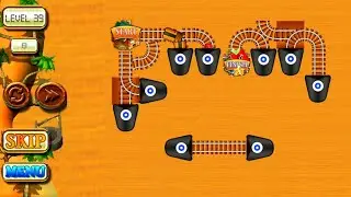 Rail Track Maze - Train Puzzle Game - Android Gameplay 115