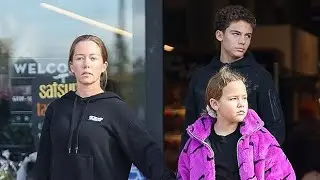 Kendra Wilkinson Seen In Rare Photos With Her Kids, Hank, 13, & Alijah, 8, During Grocery Run In LA