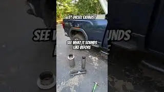 L5P Duramax Diesel With and Without A Muffler @spelabofficial  #duramax #diesel #exhaust #boat