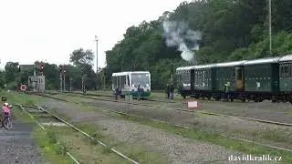 Train / Zug / Vlak - Regiosprinter - Př&iacute;jezd jednotky 654 do Lužn&eacute; u Rakovn&iacute;ka